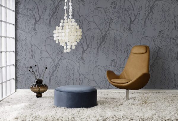 Rebel Walls pilttapeet Weeping Willows, Still Waters Blue R16773