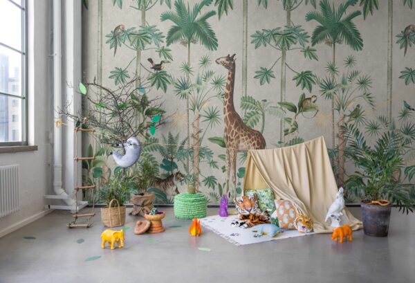 r16791_interior3 Rebel Walls pilttapeet Giraffes Stroll R16791