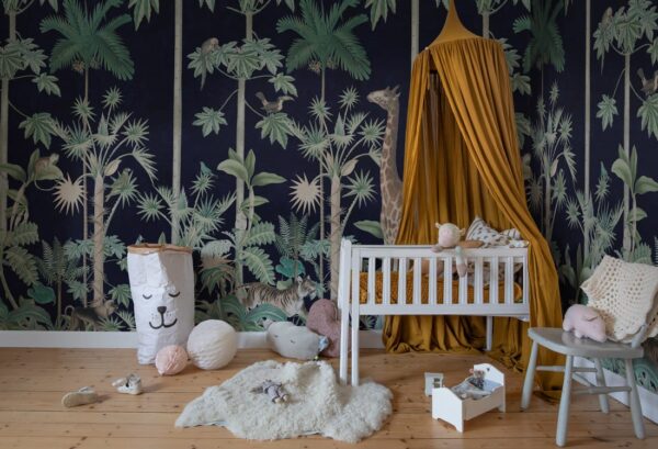 r16792_interior1 Rebel Walls pilttapeet Giraffes Stroll, Nightfall R16792