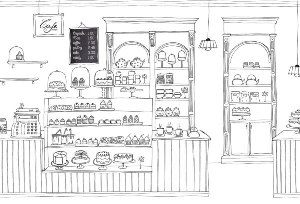 Rebel Walls pilttapeet Le Petit Patisserie R16861