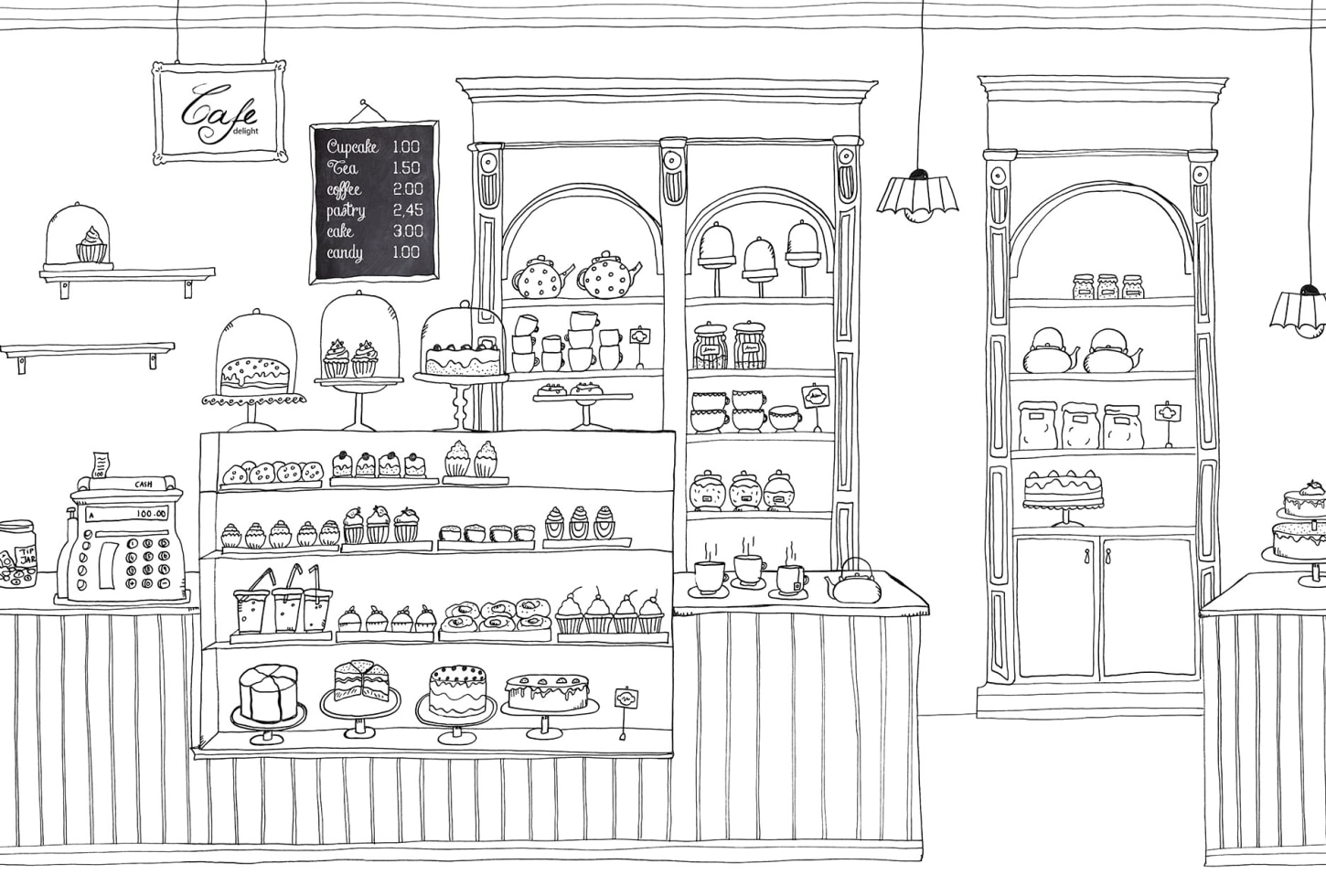 Rebel Walls pilttapeet Le Petit Patisserie R16861