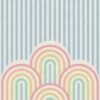Rebel Walls pilttapeet Hilltops, Rainbow R16872