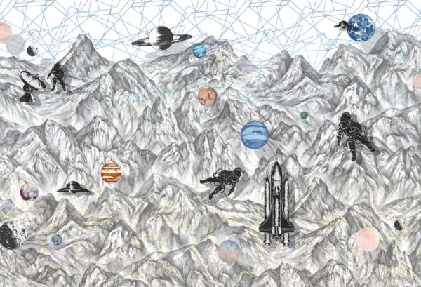 r16891_product Rebel Walls pilttapeet Moon Rock R16891