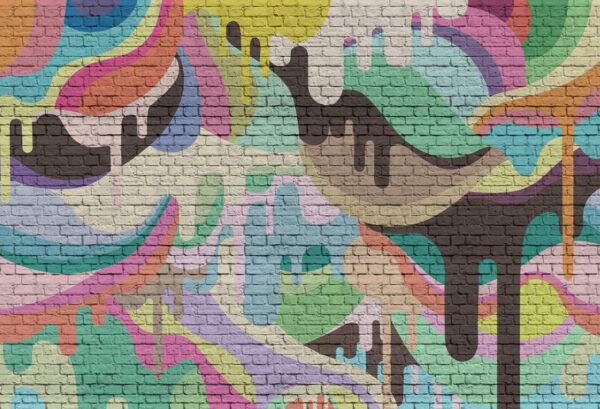 Rebel Walls pilttapeet Dripping Rainbow R16941