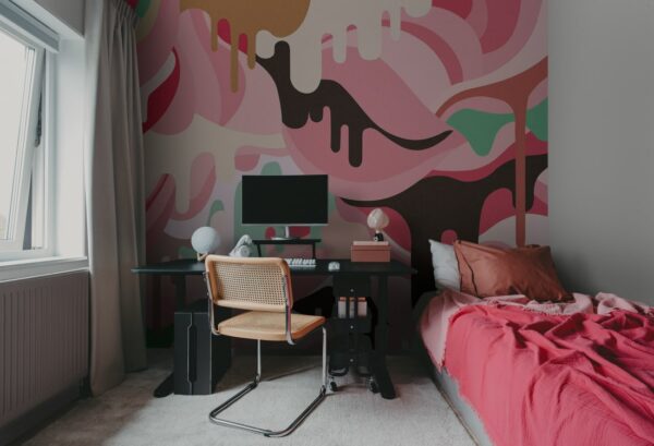 r16943_interior3 Rebel Walls pilttapeet Dripping Rainbow, Marshmallow R16943