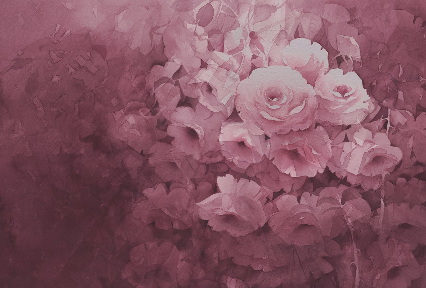 Rebel Walls pilttapeet Harmony, Fuchsia R17071