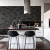 Rebel Walls pilttapeet Cygne, Noir R17121