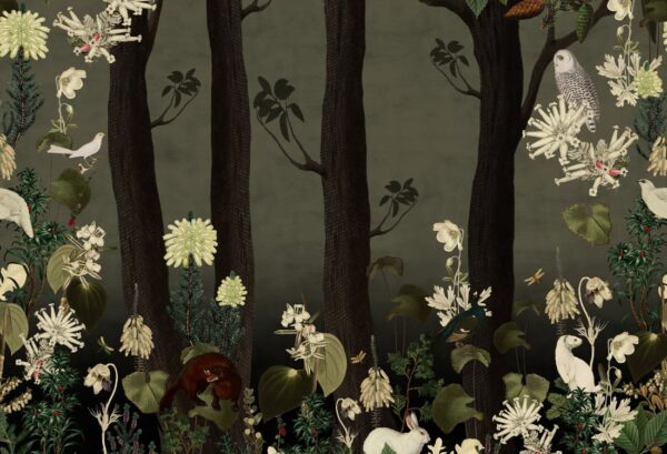 Rebel Walls pilttapeet Rabbit Hole, Moss R17131