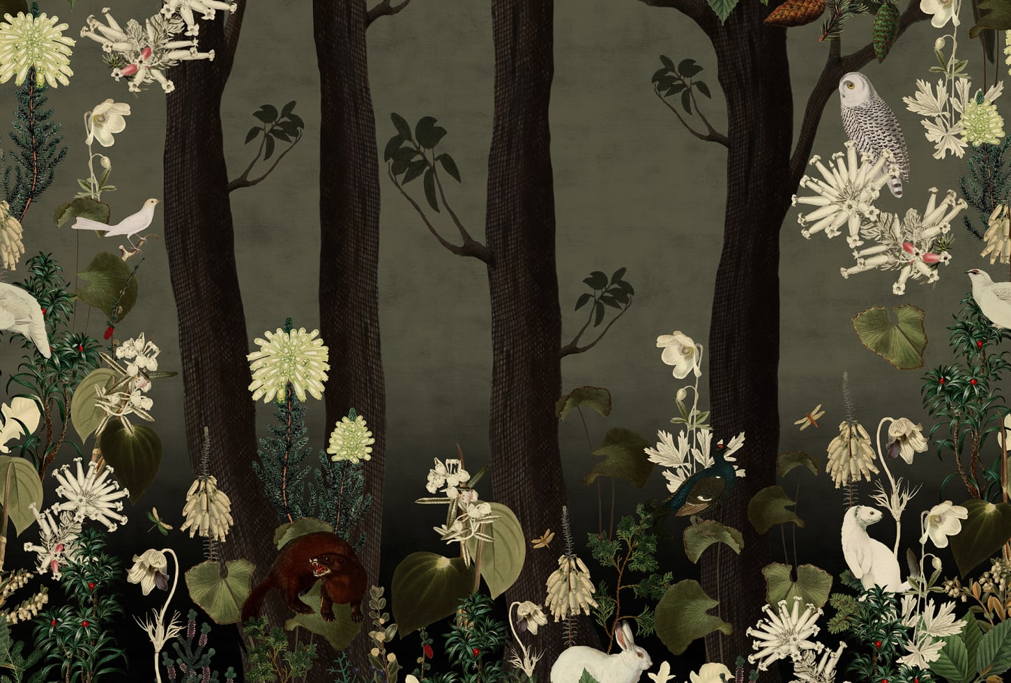 Rebel Walls pilttapeet Rabbit Hole, Moss R17131