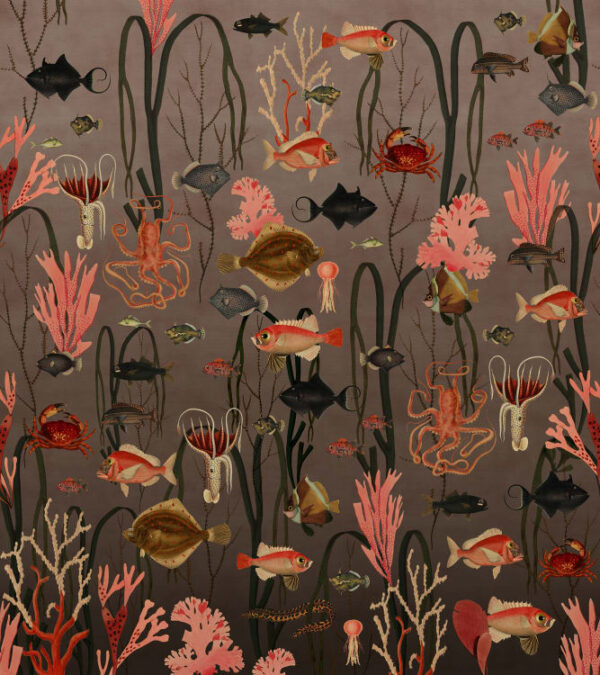 r17142_product Rebel Walls pilttapeet Aquatic Life, Coral R17142