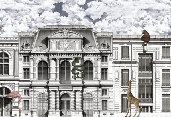 r17172_product Rebel Walls pilttapeet Animal Avenue, Colorful R17172