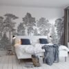 Rebel Walls pilttapeet Scandinavian Bellewood, Gray R17201