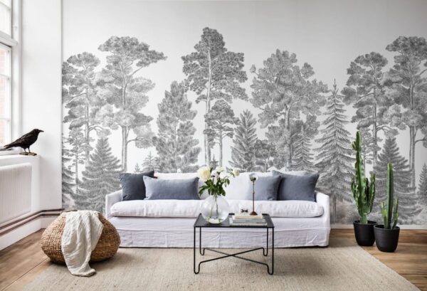 Rebel Walls pilttapeet Scandinavian Bellewood, Gray R17201