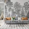 Rebel Walls pilttapeet Scandinavian Bellewood, Gray R17201