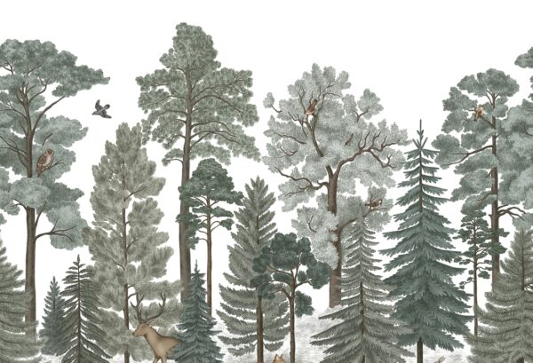 Rebel Walls pilttapeet Scandinavian Bellewood, Animal R17206