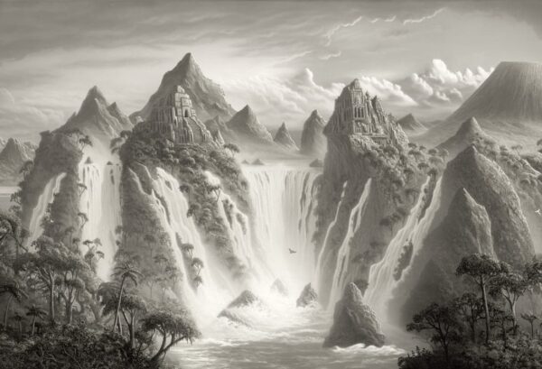 Rebel Walls pilttapeet Fantasy World, Vintage R17353