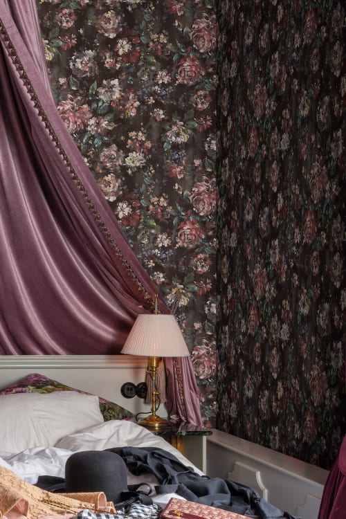 Rebel Walls tapeet Jardin, Red Velvet R17431