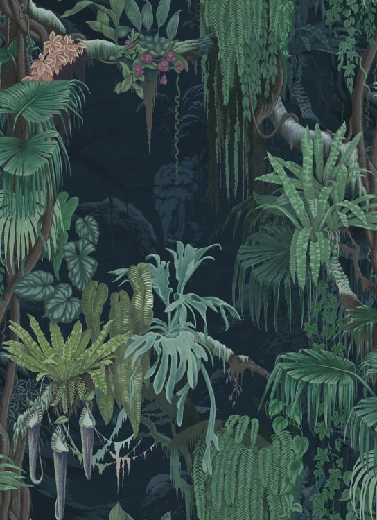 Rebel Walls tapeet Madagascar, Teal R17491
