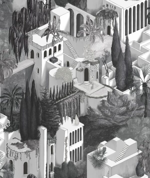 Rebel Walls tapeet Toledo, Graphite R17514