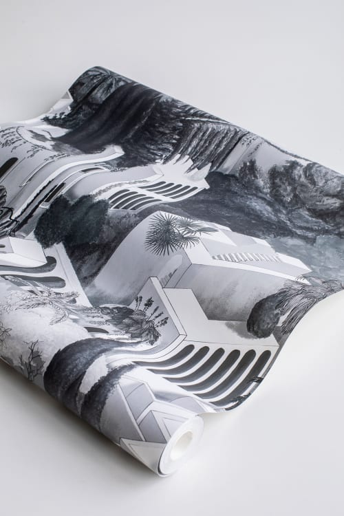 Rebel Walls tapeet Toledo, Graphite R17514