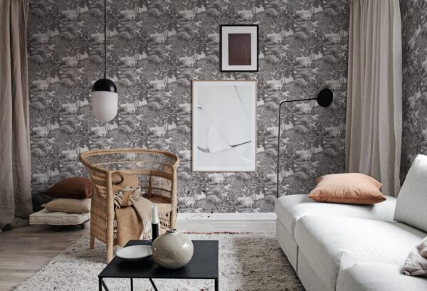 Rebel Walls tapeet Saint Sebastian, Graphite R17531