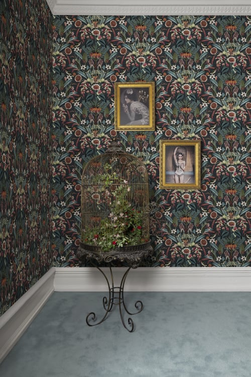 Rebel Walls tapeet Arlon, Teal R17541