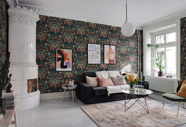 Rebel Walls tapeet Arlon, Teal R17541
