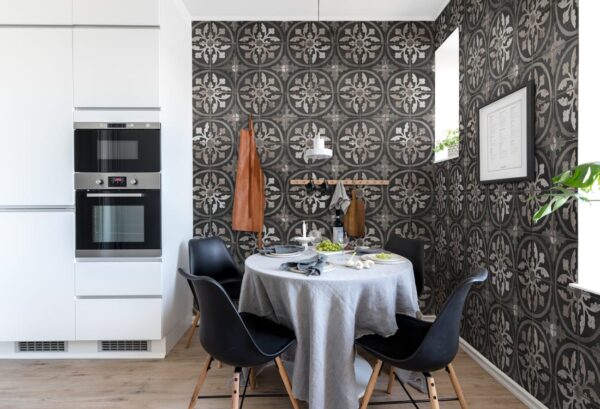 r17784_interior2 Rebel Walls pilttapeet Ravenna, Charcoal R17784