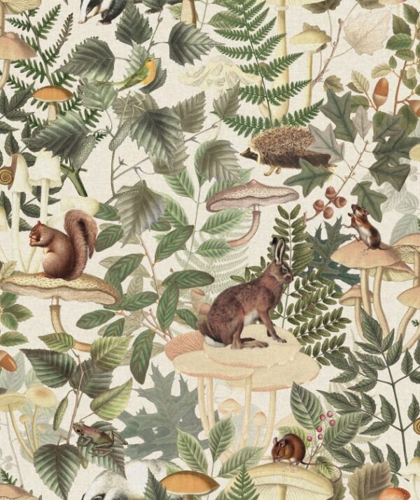 r18001_product Rebel Walls tapeet Wildlife Creek, Sand R18001