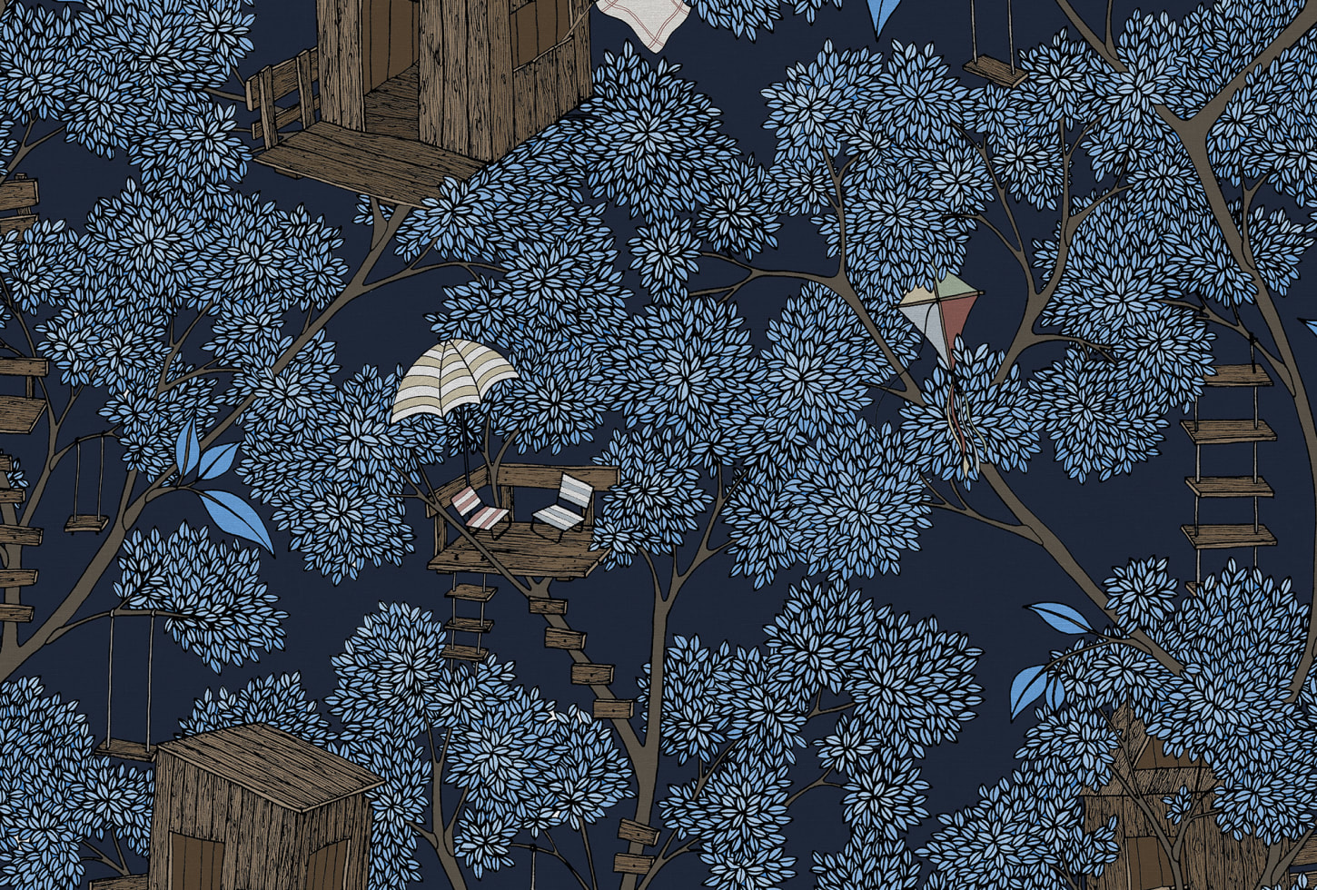 Rebel Walls tapeet Treehouse, Night R18012