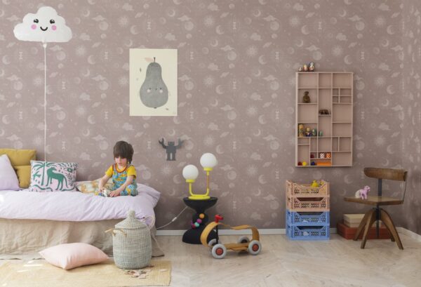 Rebel Walls tapeet Planetarium, Pink R18024