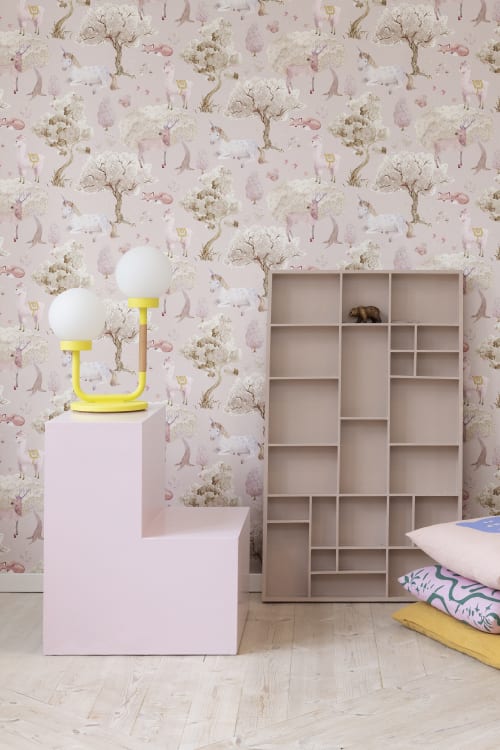 r18052_interior3 Rebel Walls tapeet Dreamland, Bubblegum R18052