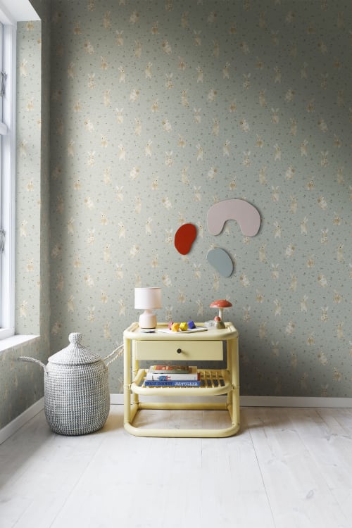 Rebel Walls tapeet Bunny Field, Mint R18082