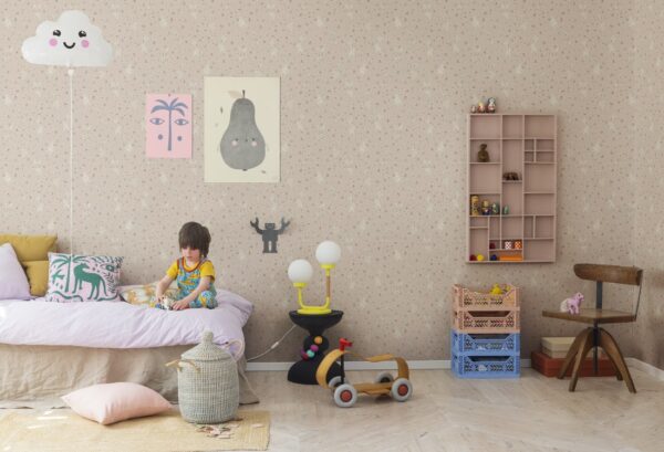 Rebel Walls tapeet Bunny Field, Pink R18083