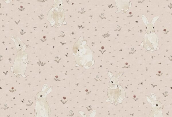 Rebel Walls tapeet Bunny Field, Pink R18083