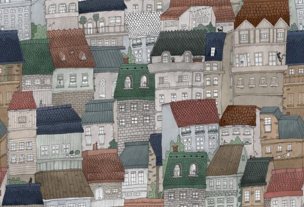 Rebel Walls tapeet Dream Town, Fall R18092