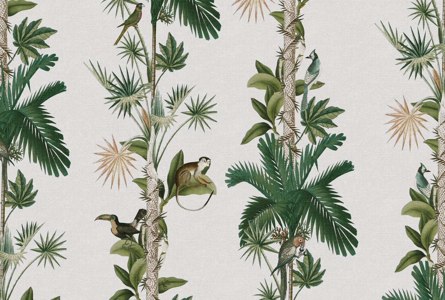 Rebel Walls tapeet Monkey Island, Ivory R18101