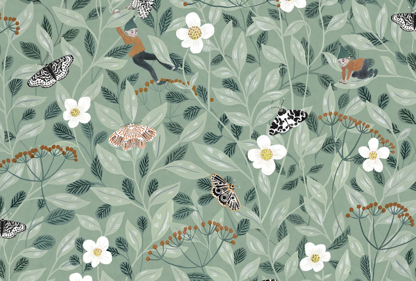 Rebel Walls tapeet Pixie Shore, Mint R18111