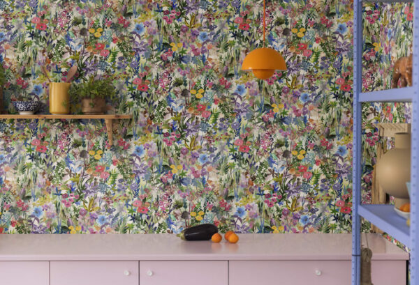 Rebel Walls tapeet Poppy Meadow, Rainbow R18121