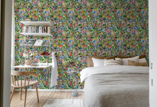 Rebel Walls tapeet Poppy Meadow, Rainbow R18121
