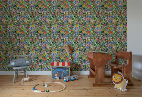 Rebel Walls tapeet Poppy Meadow, Rainbow R18121