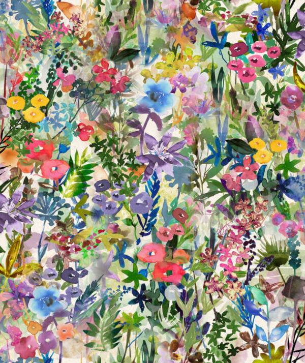 Rebel Walls tapeet Poppy Meadow, Rainbow R18121