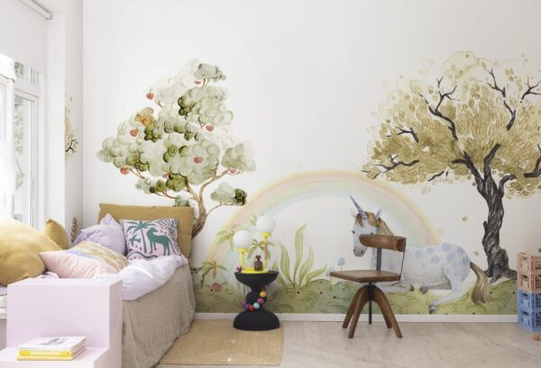 Rebel Walls pilttapeet Unicorn Dream, Rainbow R18181
