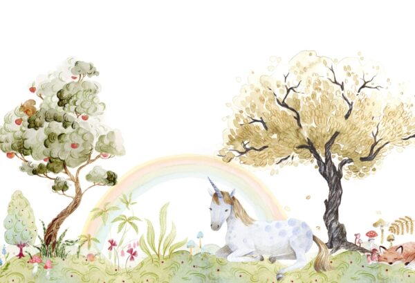 Rebel Walls pilttapeet Unicorn Dream, Rainbow R18181