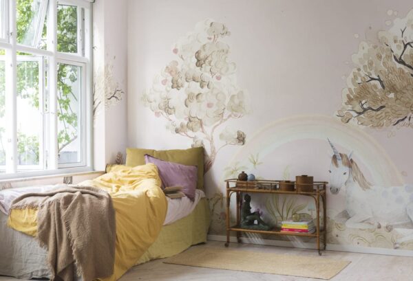 Rebel Walls pilttapeet Unicorn Dream, Bubblegum R18182