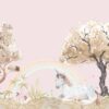 Rebel Walls pilttapeet Unicorn Dream, Bubblegum R18182