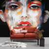 r18281_interior2 Rebel Walls pilttapeet Niko, Black Cherry R18281