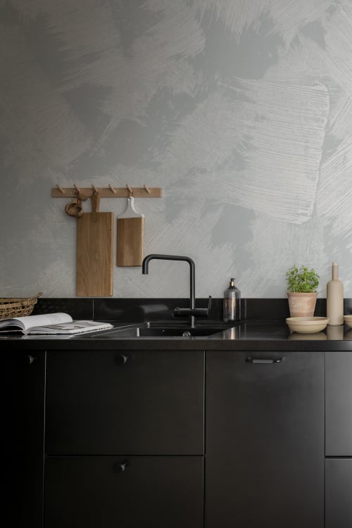 Rebel Walls pilttapeet Brush, Light Blue R18322