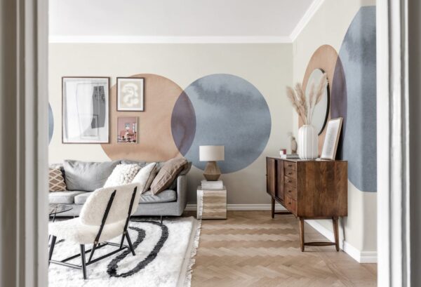 Rebel Walls pilttapeet Eclipse, Red Blue R18332