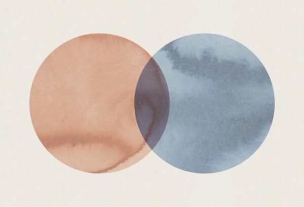 Rebel Walls pilttapeet Eclipse, Red Blue R18332